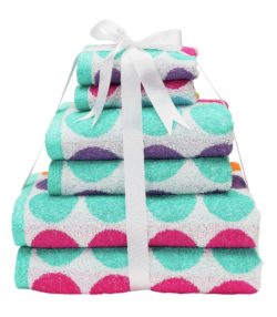 HOME 6 Piece Towel Bale - Spots
